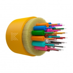 Оптический кабель Дистрибьюшн для внутренней прокладки 24 волокна G.652.D нг(А)-HF