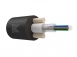 Оптический кабель Дроп-круглый 4 волокна 1 кН SM 9/125 G.657.A1 полиэтилен с центральной трубкой усилен стеклопрутками. превью 1