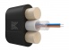 Оптический кабель Дроп-плоский 2 волокна 3 кН SM 9/125 G.657.A1 полиэтилен с центральной трубкой усилен стеклопрутками. превью 1
