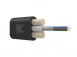 Оптический кабель Дроп-плоский 4 волокна 0.8 кН SM 9/125 G.657.A1 с центральной трубкой усилен стеклопрутками. превью 1