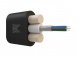 Оптический кабель Дроп-плоский 4 волокна 1.5 кН SM 9/125 G.657.A1 полиэтилен с центральной трубкой усилен стеклопрутками. превью 1