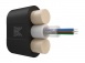 Оптический кабель Дроп-плоский 4 волокна 3 кН SM 9/125 G.657.A1 полиэтилен с центральной трубкой усилен стеклопрутками. превью 1