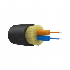 Оптический кабель IN/OUT, OM3, 50/125, 2 волокна, LSZH, черный 
