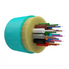 Оптический кабель распределительный, OM3, 50/125, 16 волокон, LSZH, бирюзовый