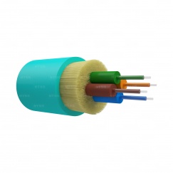 Оптический кабель распределительный, OM3, 50/125, 4 волокна, LSZH, бирюзовый