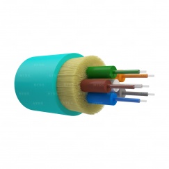 Оптический кабель распределительный, OM3, 50/125, 6 волокон, LSZH, бирюзовый