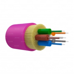 Оптический кабель распределительный, OM4, 50/125, 6 волокон, LSZH, манджента