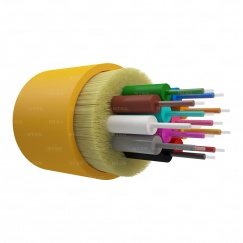 Оптический кабель распределительный, OS2, 9/125, 12 волокон, LSZH, желтый