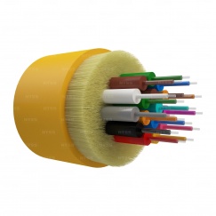 Оптический кабель распределительный, OS2, 9/125, 16 волокон, LSZH, желтый