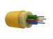 Оптический кабель распределительный, OS2, 9/125, 4 волокна, LSZH, желтый. превью 1