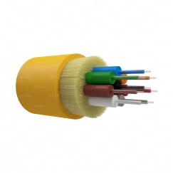 Оптический кабель распределительный, OS2, 9/125, 8 волокон, LSZH, желтый
