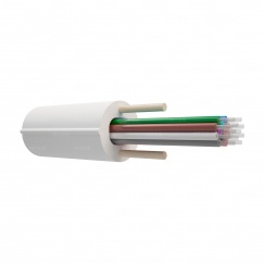 Оптический кабель распределительный Riser, OS2, 9/125, 12 волокон, LSZH, белый