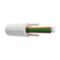 Оптический кабель распределительный Riser, OS2, 9/125, 6 волокон, LSZH, белый