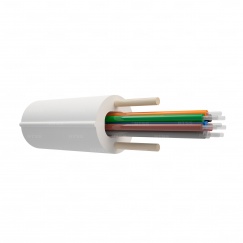 Оптический кабель распределительный Riser, OS2, 9/125, 8 волокон, LSZH, белый