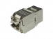 Розеточный модуль NTSS PREMIUM Keystone FTP 1xRJ45 CAT6A 180 градусов белый. превью 3