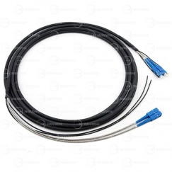 Сборка кабельная 2pc, SC/UPC-SC/UPC 9/125мкм, длина 100м, вывод 0.4м, буфер 3мм (NTSS-FO-BR-9-2-1.5-NU) в бухте.