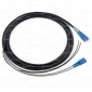 Сборка кабельная 8pc, SC/UPC-SC/UPC 9/125мкм, длина 10м, вывод 0.4м, буфер 3мм (NTSS-FO-BR-9-8-2.5-NU) в бухте.