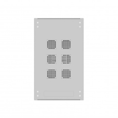 Шкаф напольный универсальный серверный NTSS R 22U 600х1000мм, 4 профиля 19, двери стекло и сплошная металл, боковые стенки съемные, регулируемые опоры, разобранный, серый RAL 7035