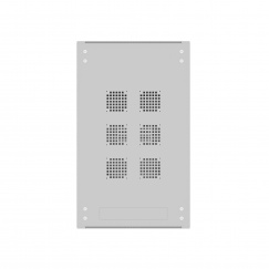 Шкаф напольный универсальный серверный NTSS R 42U 600х1000мм, 4 профиля 19, двери перфорированная и перфорированная двухстворчатая, боковые стенки съемные, регулируемые опоры, разобранный, серый RAL 7035
