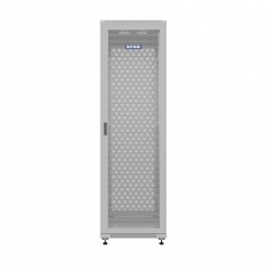 Шкаф напольный универсальный серверный NTSS R 42U 800х800мм, 4 профиля 19, двери перфорированная и перфорированная, боковые стенки съемные, регулируемые опоры, разобранный, серый RAL 7035