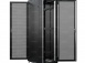 Шкаф напольный универсальный серверный NTSS R 47U 800х800мм, 4 профиля 19, двери перфорированная и перфорированная двухстворчатая, боковые стенки съемные, регулируемые опоры, разобранный, черный RAL 9005. превью 2