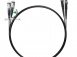 Шнур оптический NTSS PREMIUM dpc SC/APC-ST/UPC 9/125 3.0мм 4м черный LSZH (патч-корд) . превью 2
