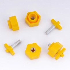 Соединитель оптического лотка и элементов 240x100 мм, желтый